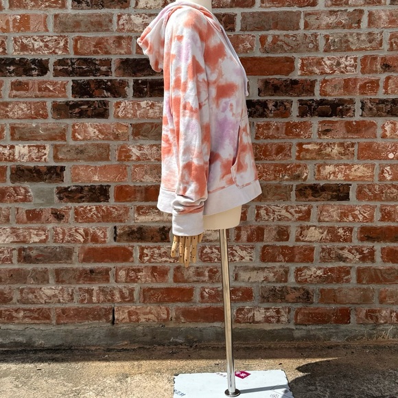 Champion orange tiedyed hoodie sweatshirt / L / Excellent condition - Picture 9 of 13